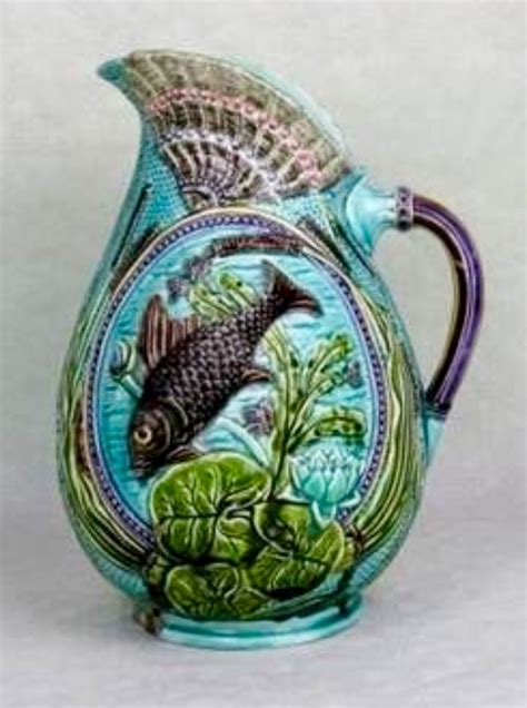 pictures of majolica pottery.